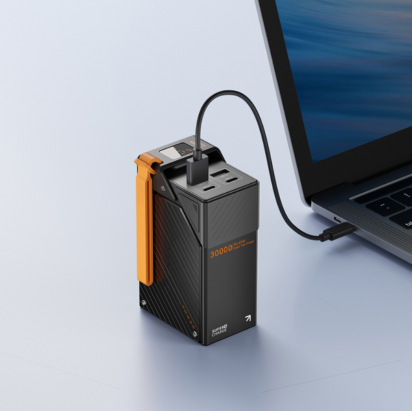 УМБ Power Bank TUGII WUW Y365 30000mAh PD65W+QC3.0 для ноутбуків  64603 фото