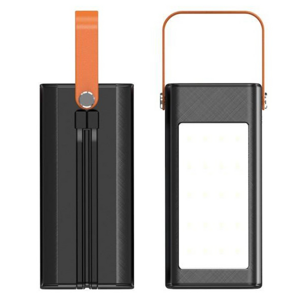 УМБ Power Bank WUW TUGI Y108 80000mAh PD22.5W з вбудованими кабелями Type-C та Lightning 63926 фото