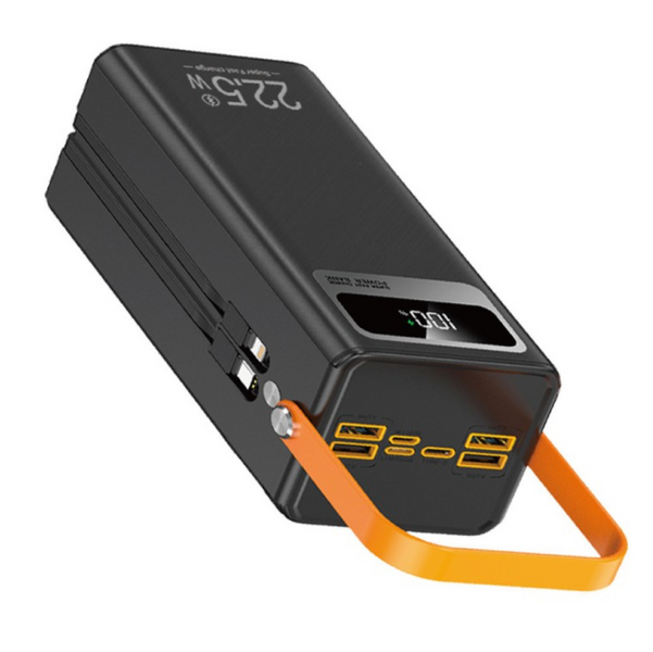 УМБ Power Bank WUW TUGII Y104 40000mAh PD22.5W+QC3.0 з вбудованими кабелями Lightning, Micro-USB, Type-C та USB  62399 фото