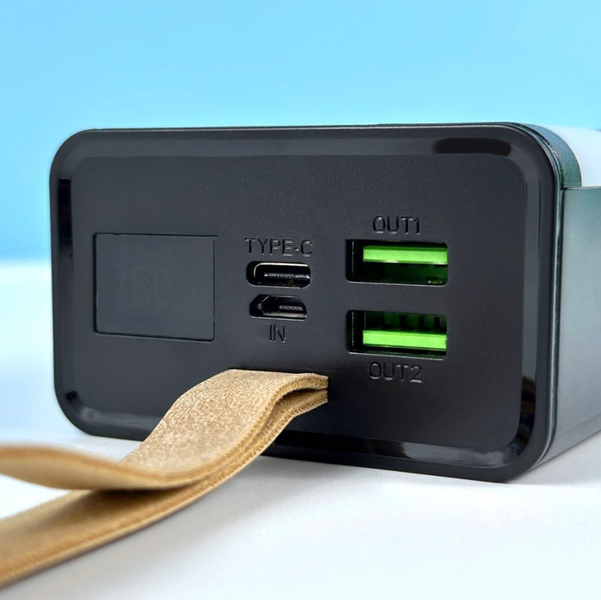 УМБ Power Bank WUW-TUGII Y53 30000mAh PD22.5W з ліхтарем 48786 фото