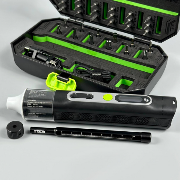 Акумуляторна викрутка JAKEMY JM-8196 35в1 з магнітними бітами в кейсі JM-8196 фото