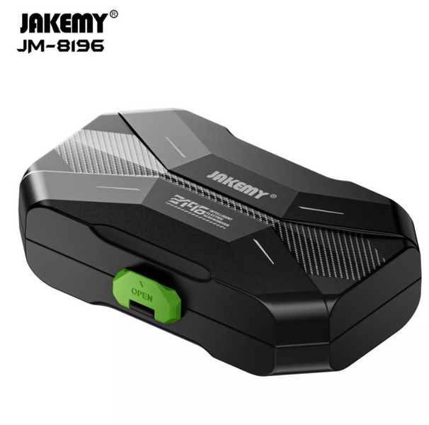 Акумуляторна викрутка JAKEMY JM-8196 35в1 з магнітними бітами в кейсі JM-8196 фото