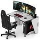 Комп'ютерний Геймерський стіл COMFORT GM12 (120 см) білий з чорним 1935415010 фото 1