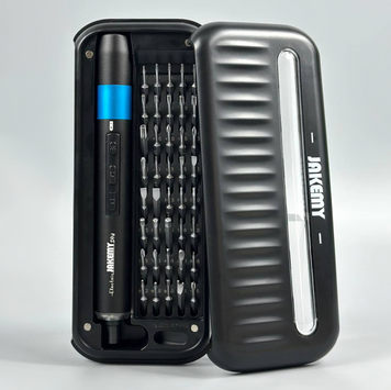 Акумуляторна викрутка JAKEMY JM-Y03 Plus 41в1 Dual Dynamics з магнітними бітами в кейсі  64003 фото