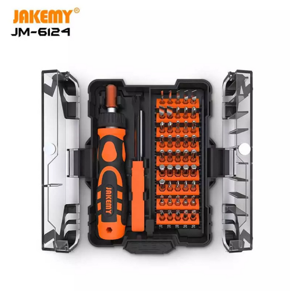 Викрутка JAKEMY JM-6124 48в1 з набором магнітних біт у кейсі 64010 фото