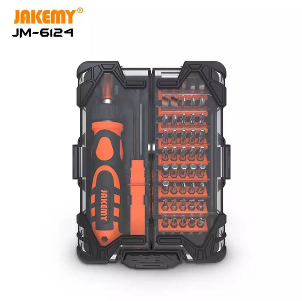 Викрутка JAKEMY JM-6124 48в1 з набором магнітних біт у кейсі 64010 фото