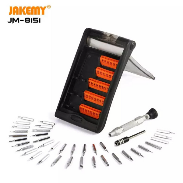 Викрутка JAKEMY JM-8151 38в1 з набором магнітних біт у кейсі  63971 фото