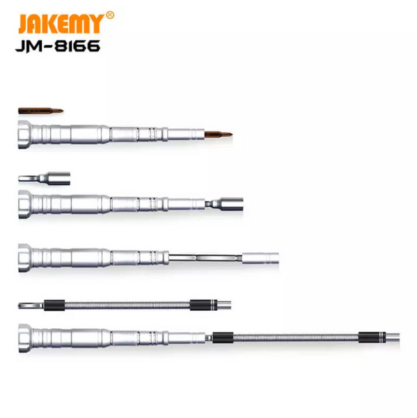 Викрутка JAKEMY JM-8166 61в1 з набором магнітних біт у кейсі 63979 фото